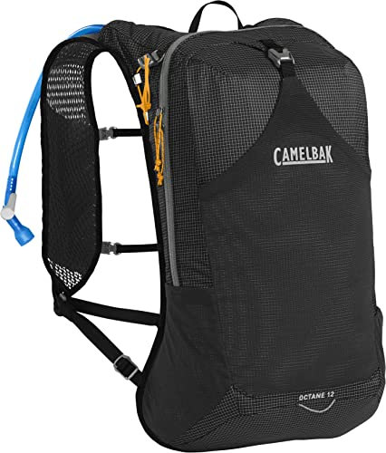 Camelbak Octane 12 Trinkrucksack mit Fusion 2L Reservoir, Schwarz/Apricot
