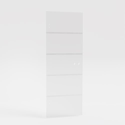 Glastür ohne Beschlag 959 x 1972 mm Milchglas Streifen - Glastüren aus ESG Glas 8mm satiniert - Innentür Drehtür Glas ohne Türgriff ohne Schloss DIN links