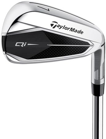 Taylormade Herren Qi Golfschläger, Silber, Standard Iron Set Size