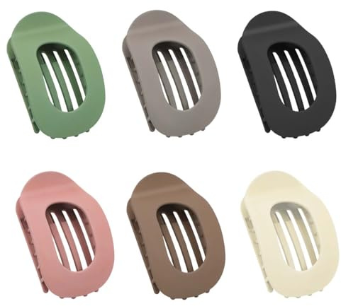 Pince Plate Cheveux Femmes,Macaron Pince a Cheveux Bec de Canard pour Cheveux Épais & Fins,Élégantes Hair Clip pour Tous les Jours, Sport,Conduite