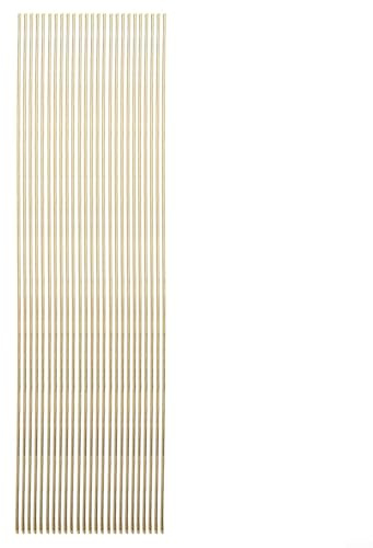 25PCS Brazing Rods, Brass Welding Rods for Oxyacetylene Use, 250mm Length, Suitable for Various Metal Types (1.6mm)