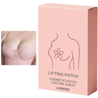 Bröstformande Plåster | Bystlyftande Firmande Plåster För Kvinnor - 4-pack Andningsbara Förstoringsplattor Till Bröstvårtstöd För Träning Bad Bikini