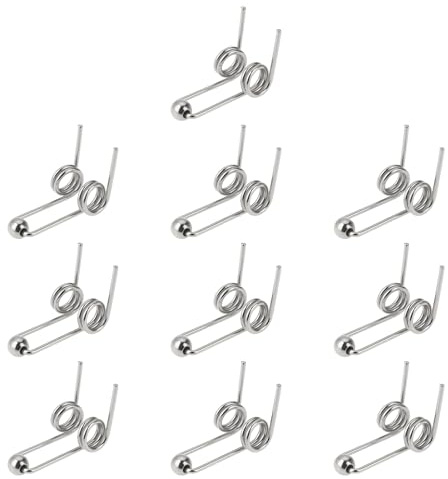 The Lord of the Tools Molla di torsione a doppio ritorno per la maggior parte dei ferri arricciacapelli, 10 pezzi, 1,2 x 24 mm