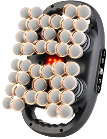 ForeverLily 42-Kopf-Massagepistole, 50 kg Tiefengewebsmassage mit 9 Geschwindigkeiten und 9 Modi,33450 U/min, 2000 mAh Akku, wiederaufladbare Muskelentspannungspistole für Training und Alltag