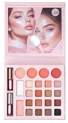 Fard à Paupières,24 Couleurs Matte Nacré Iridescent Illuminateur Longue Tenue - Palette de Fards à Paupières Voyage - pour un Usage Quotidien, pour les Femmes et les