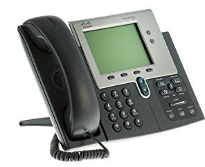 Cisco Telefono IP 7941 CP-7941G W/mano Set & Base Nessun adattatore Cavo di alimentazione né accessori (rinnovato)