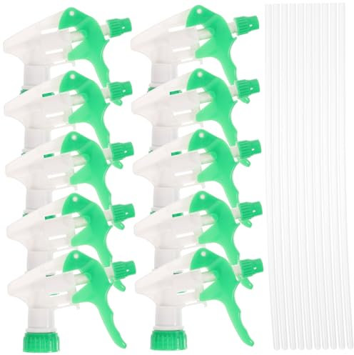 BESTonZON 10pcs Hand Pressure Nozzle Nozzle Head Replacement Fine Mist Steam Sprayer Head for Gardening for Plant Watering and Garden Irrigation System