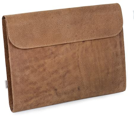 Jahn-Tasche - A4 Dokumentenmappe/Dokumententasche, aus Büffel-Leder, Cognac-Braun, Modell 1042-n