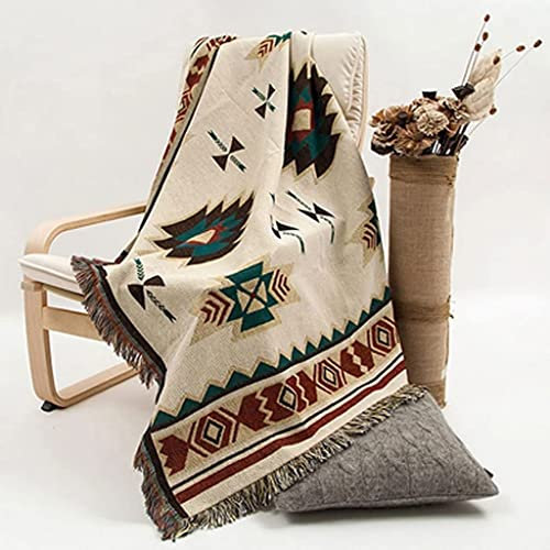 REJOON Geometrische Decke, Sofabezug, Wandteppich, Überwurf, Handtuch, Bettwäsche, Bettlaken, Erwachsene, Zuhause, Reisedecke (Size : 90x90cm)