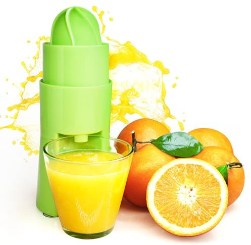 FISHTEC - Presse Agrumes Vertical À Levier - Socle À Ventouses Bec Verseur Récupérateur De Jus - Extraction Manuelle Rapide Sans Effort Pour Jus Frais Quotidiens