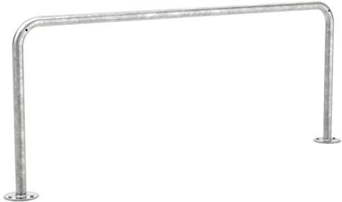 Fahrrad Anlehnbügel 9141 | 2000mm | Fahrradständer für 2 Fahrräder zum Aufdübeln | Anlehnparker Einzelständer | Dreifke®