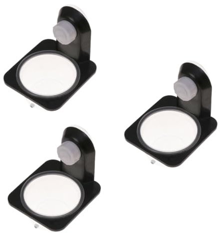 INOOMP 3stücke Reptilien Futternapf Mit Saugnapf Schwarze Wasserschale Für Eidechsen Geckos Und Andere Reptilien Einfach Zu Reinigen Stabil Und Platzsparend Geeignet Für Acrylbehälter