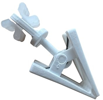 rewagi 20/100 Gleiter X mit Klammer, drehbar Innenlauf 6 mm, X Gleiter, X Faltenhaken (100)