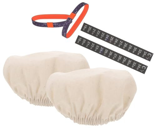 COLLBATH Sourdough Starter Jar Accessory Kit Cloth Cover Strip Date Marking Band Set