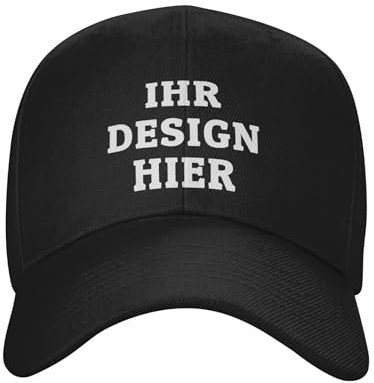 Tingwei personalisiert Cap personalisierte Basecap personalisiertes Cap mit Foto/Logo/Text gestalten Cap selbst gestalten Basecap,verstellbare Trucker-Kappe, lässige Sonnenschild-Kappe als Geschenk