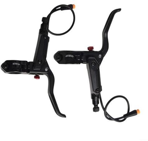ToolsEvery Robuster hydraulischer Bremshebel für E-Bikes mit zuverlässigem 3-poligem Anschluss und integrierter Ölzylinderstruktur (schwarzes Paar)