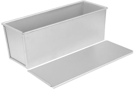 Warmhm Sliding Lid Toast Box Non-Stick Baking Mold Bread Loaf Pans for Household Toast for Bread Baking Supplies