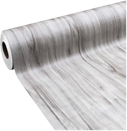 emmevi PVC-Bodenbelag Rolle Vinyl 30 Größen Holzparkett Venato Grau 140 x 700 cm Dis_B