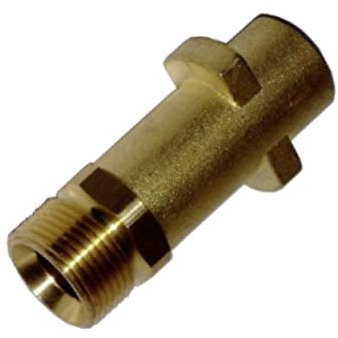 One - Adaptador de latón M22 a bayoneta para limpiador de alta presión Karcher K2-K7