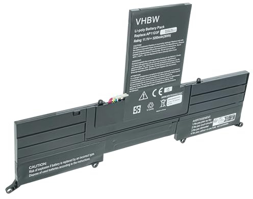 vhbw batteria compatibile con Acer Aspire Ultrabook S3-391-6423, S3, S3-391-6407, MS2346, ASS3 notebook (3000mAh, 11,1V, Li-Poly)