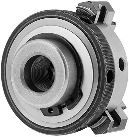 Holzbearbeitung Handspannfutter Manuelles Spannfutter Automatische Zentrierung Mini 50mm 3 Backen Scroll Drehfutter für NE-Metalle