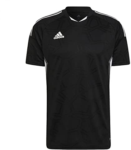 adidas Män Con22 Md JSY Jersey (Shorts Sleeve), svart/vit, M