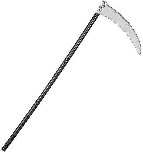 Balinco Sense Halloween für Erwachsene – Zerlegbares Sensenmann Zubehör – Verstellbare Länge Horror Kostüm Accessoire – Halloween Waffen für Karneval, Fasching, Cosplay