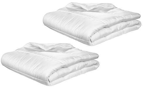 DREAMSTAR Eco Juego de 2 edredones de invierno para la época fría del año | edredones cálidos ideales para el invierno | lavable a 60 grados | Öko-Tex | Edredón de invierno | 135 x 200 cm