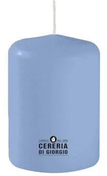 Vela diámetro 7 cm altura 10 cm - Dusty Blu