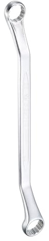 QUARKZMAN Llave de Caja de Doble Extremo de 45 Grados de Desplazamiento 20mm x 22mm 12 Puntos Métrica Cr-V Llave de Caja Doble de Acero Cromado de Vanadio de Cromo Llave de Caja de Torx