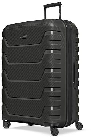 Smartbox valigia rigida L+ estendibile 76 cm | trolley grande 52×33–36×76 cm con 4 doppie ruote & serratura TSA | polipropilene leggero – Edition 01