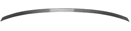 Becquets Arrière Pour A4 B9 2017-2024 Pour S4 Aileron D'aile Arrière Supérieure Décoration Extérieure Modification Kit Carrosserie Voiture Voiture Spoiler Aile(Carbon Black)