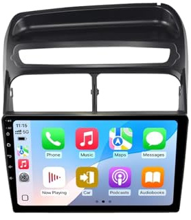9 Pollice Car radio Android 15 2 DIN Car Stereo per Fiat Grande Punto Linea 2007-2012 con Telecamera Posteriore/Wireless Carplay/BT/FM Radio/GPS/Mirror Link/Lettore multimediale(4+64G)