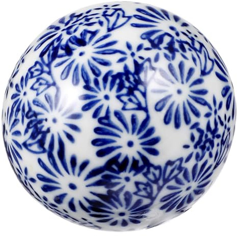 GANAZONO Boule Flottante en Céramique Ornement Réaliste pour Aquarium Style Chinois Plusieurs Styles Décoration Compacte et Résistante pour Aquarium et Bureau