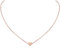 Sterling Silver Necklace for Women 925 Silver Rose Gold Small Heart Jewellery Delicated Silver Choker Necklaces for Teenagers