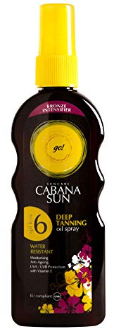 Cabana Sun CABANA Huile de bronzage en profondeur SPF6-100 ml