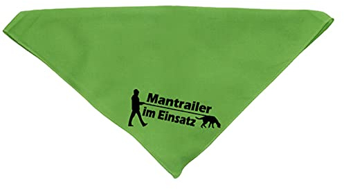 Hundehalstuch Mantrailer im Einsatz Suchhund Mantrailing