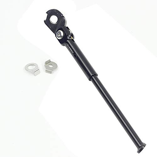 Silverock Fahrradständer aus Legierung für Brompton, 40,6 cm (16 Zoll), 349 Parkständer, 360 dreifach gefaltet, Hinterachse, Seitenständer