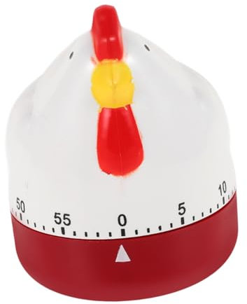 Zerodeko Mechanical Timer for Kitchen and Baking Portable Cooking Timer Plastic Design Timing Tool for Home Use