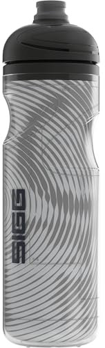 Sigg Pulsar Therm Snow Borraccia bici (0,65 L), Borraccia termica ideale per il ciclismo, Leggerissima borraccia sportiva ermetica priva di BPA con valvola SureSnap, 6005.70