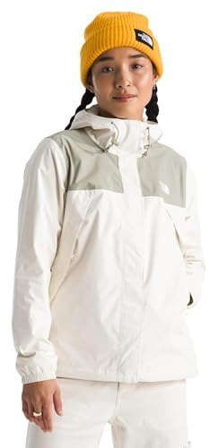 THE NORTH FACE NF0A7QEU4QI1 Women’s Antora Jacket Jacket Damen WHITE DUNE/CLAY GREY Größe L