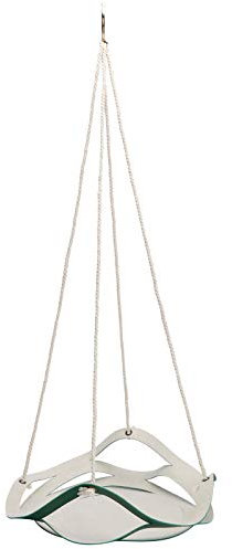 F&Y Makramee Pflanzenaufhänger, Boho Pflanzenaufhänger, PU-Leder Wandbehang Pflanzenhalter Innen, Topfaufhänger für Pflanzen, Haus Garten Dekoration Blumentopfhalter Korb (Kleine Größe)