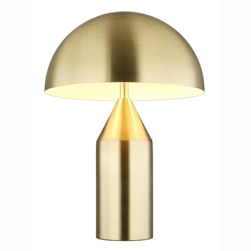 Tischlampe 2 flammig Leselampe messing grün Nachttischlampe nickel Wohnzimmerlampe sand Tischleuchte, 9W 810 lm warmweiß, DxH 28 x 39 cm
