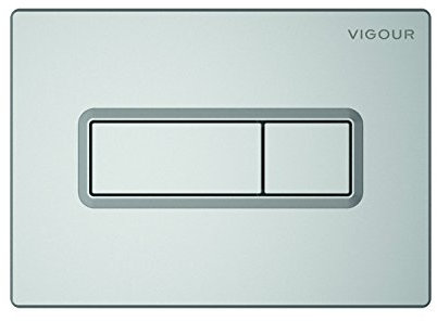 Betätigungsplatte TEES seidenmatt f.2-Mengen-Spültechnik VIGOUR VIGTEESCM