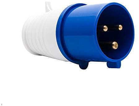 Spina e presa industriale blu BE-TOOL 16A 220v IP44 Spina e presa a muro per siti industriali a 3 pin Presa impermeabile IP44 per connettore 2P + terra maschio/femmina (#013)