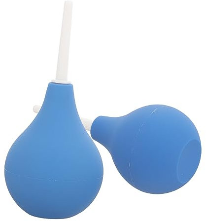 Gatuida 2 Piezas Bombilla De Mano De Mano Lavar La Oreja Bulbo De Goma Herramienta Apretar La Bombilla Perilla Para Apretar La Oreja Gel De Sílice Enfermero Oído