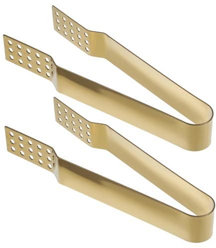 MAGICLULU 2pcs Stainless Steel Tea Bag Tongs Metal Clips for Tea Bag Holder Kitchen Accessories Bread Clips