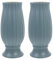 PRETYZOOM 2 Jarrones Conmemorativos para Flores para Cementerio Decoración Metálica