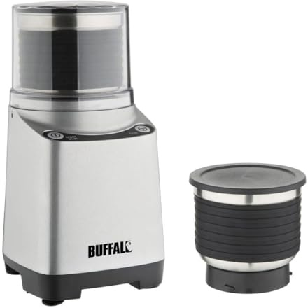 Buffalo Electric Spice and Coffee Food Mill Grinder | Speeds up prep in busy commercial kitchens, rapidly pulverising tough dry ingredients with heavy-duty internal blades.