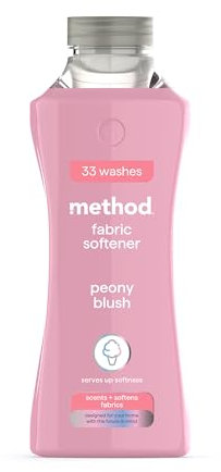 method Fabric Softener, Fabric Conditioner to Soften Your Clothes, With Fresh Peony Blush Scent, 1 x 33 Washes, 1x 990ml